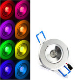 3W RGB LED-Einbaustrahler Deckenleuchte Lampe mit AC 85-265V